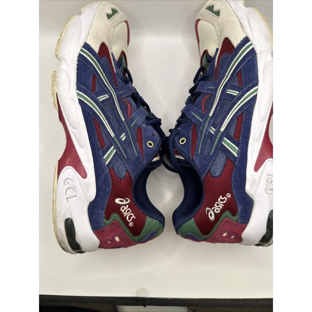 ASICS Gel Duomax White Navy Wine Men's Size 9.5 - 1021A271